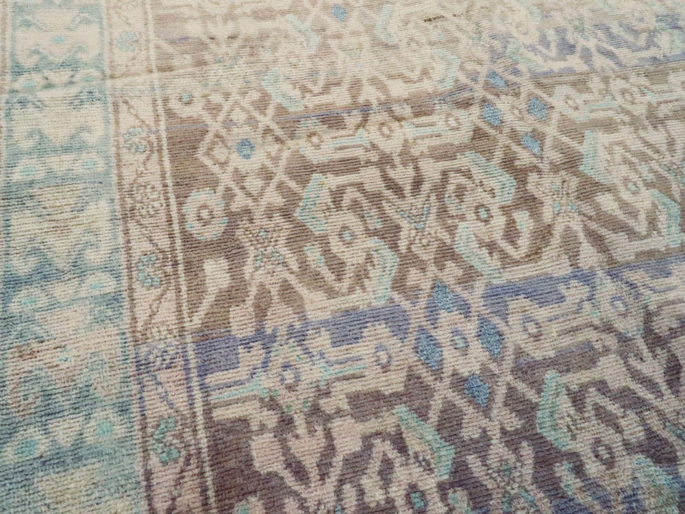 Vintage Persian Malayer Wide Gallery Runner, No.25767 - Staging