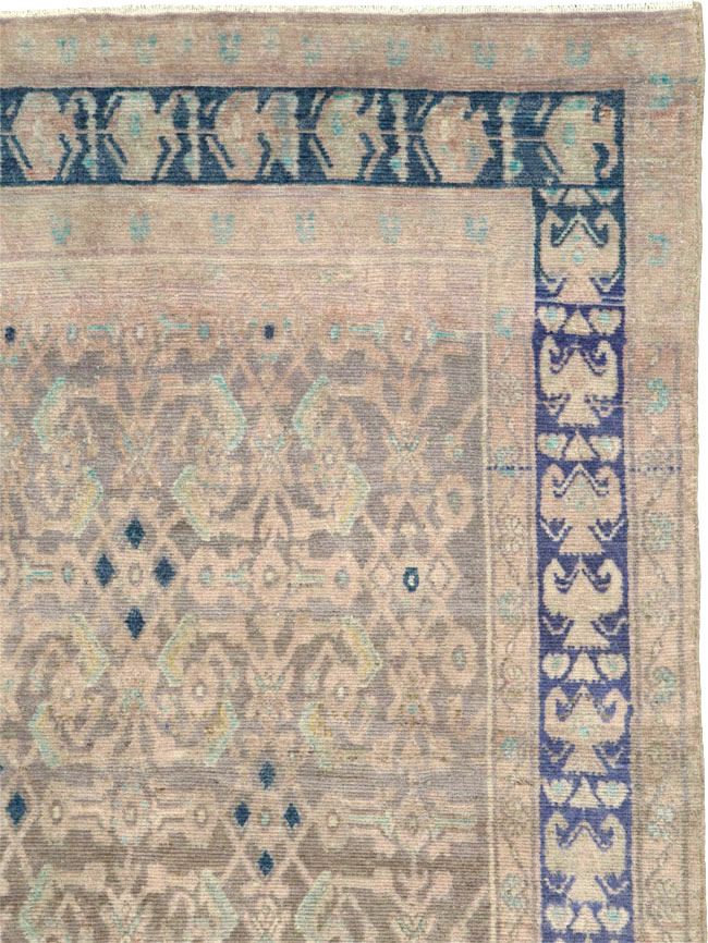 Vintage Persian Malayer Gallery Carpet, No.25768 - Staging