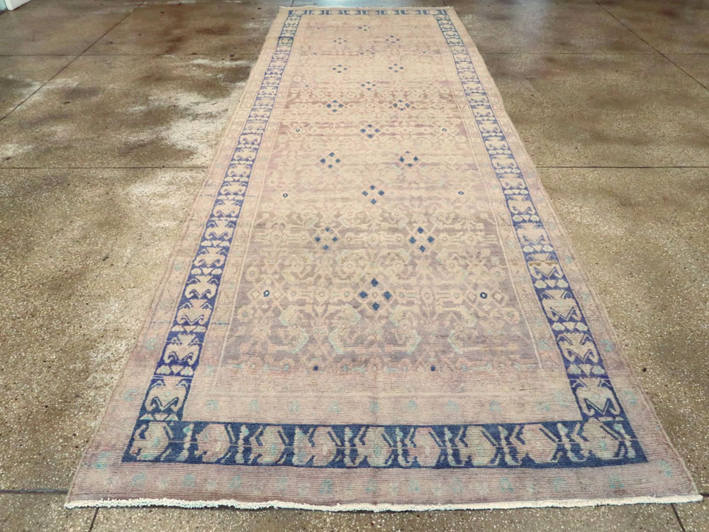 Vintage Persian Malayer Gallery Carpet, No.25768 - Staging