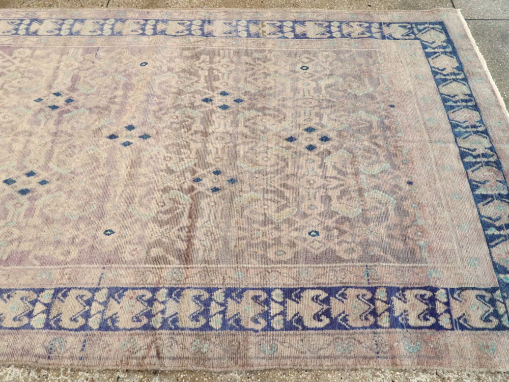 Vintage Persian Malayer Gallery Carpet, No.25768 - Staging