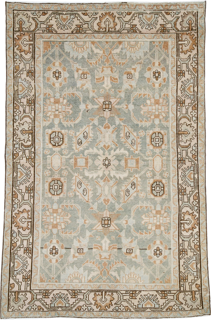 Vintage Persian Malayer Rug, No.25769 - Staging