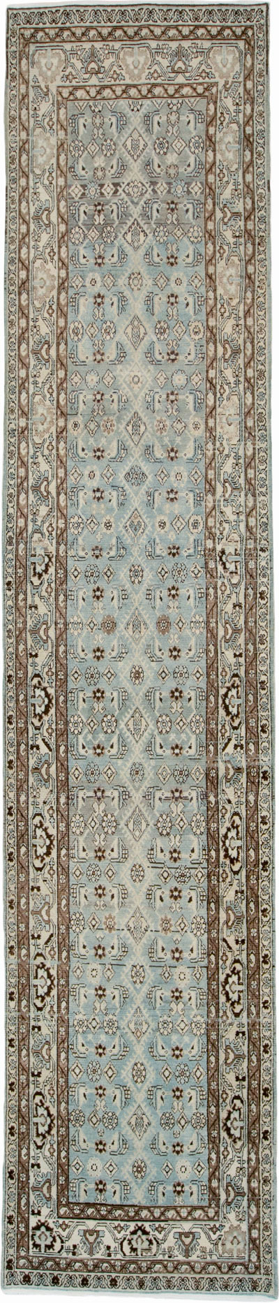 Vintage Persian Malayer Runner (Pair: 1 of 2), No.25770 - Staging