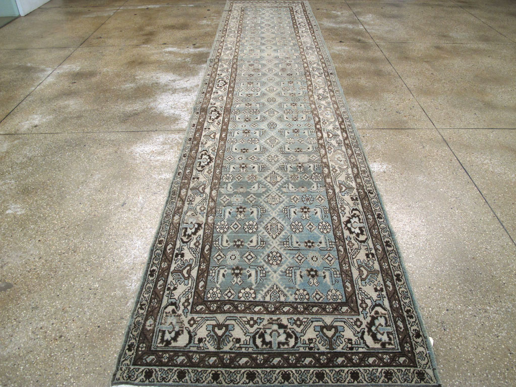 Vintage Persian Malayer Runner (Pair: 2 of 2), No.25771 - Staging
