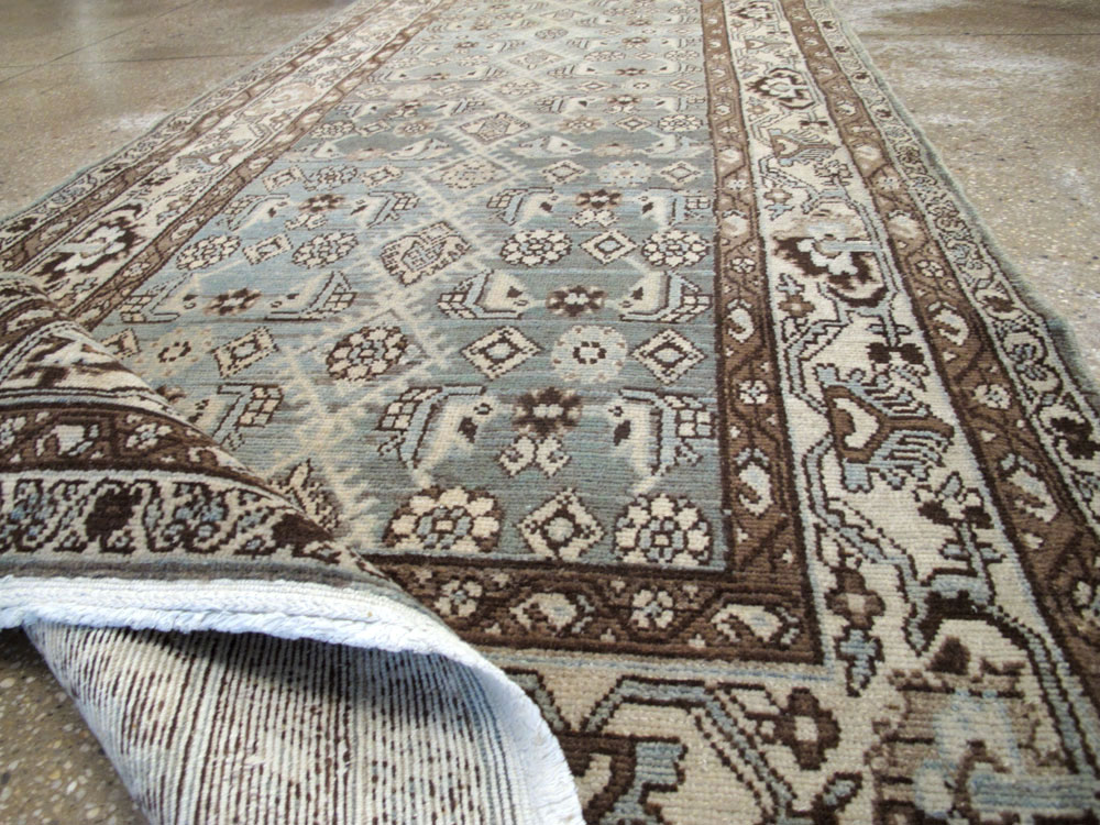 Vintage Persian Malayer Runner (Pair: 2 of 2), No.25771 - Staging
