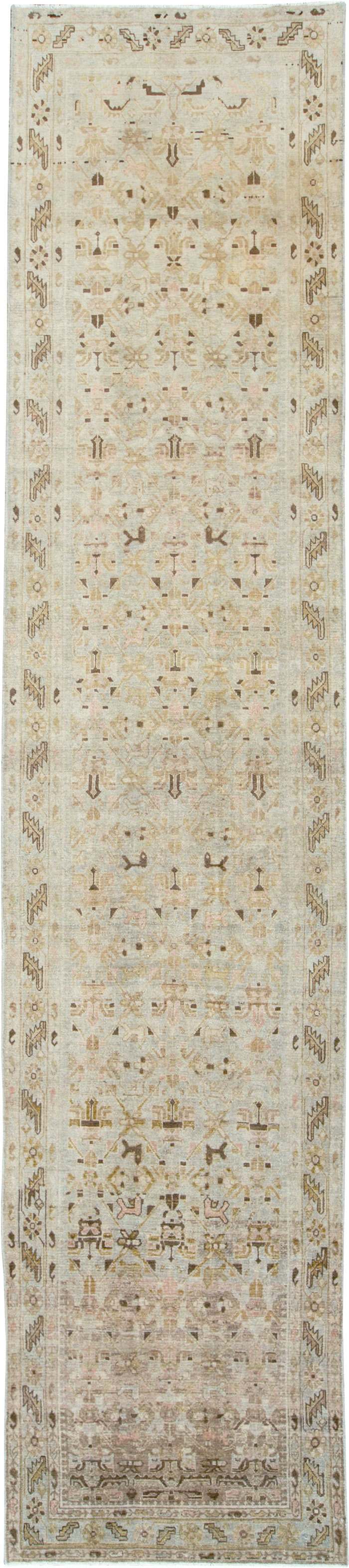 Vintage Persian Malayer Runner (Pair: 2 of 2), No.25772 - Staging