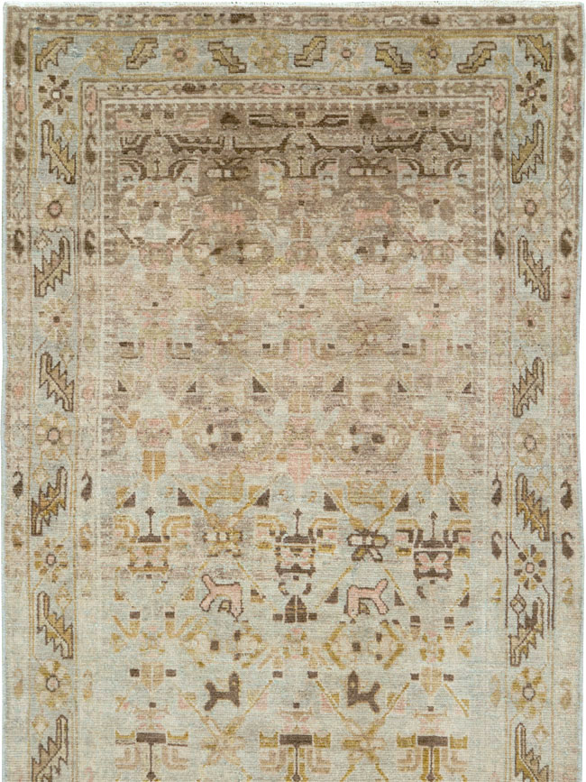 Vintage Persian Malayer Runner (Pair: 2 of 2), No.25772 - Staging