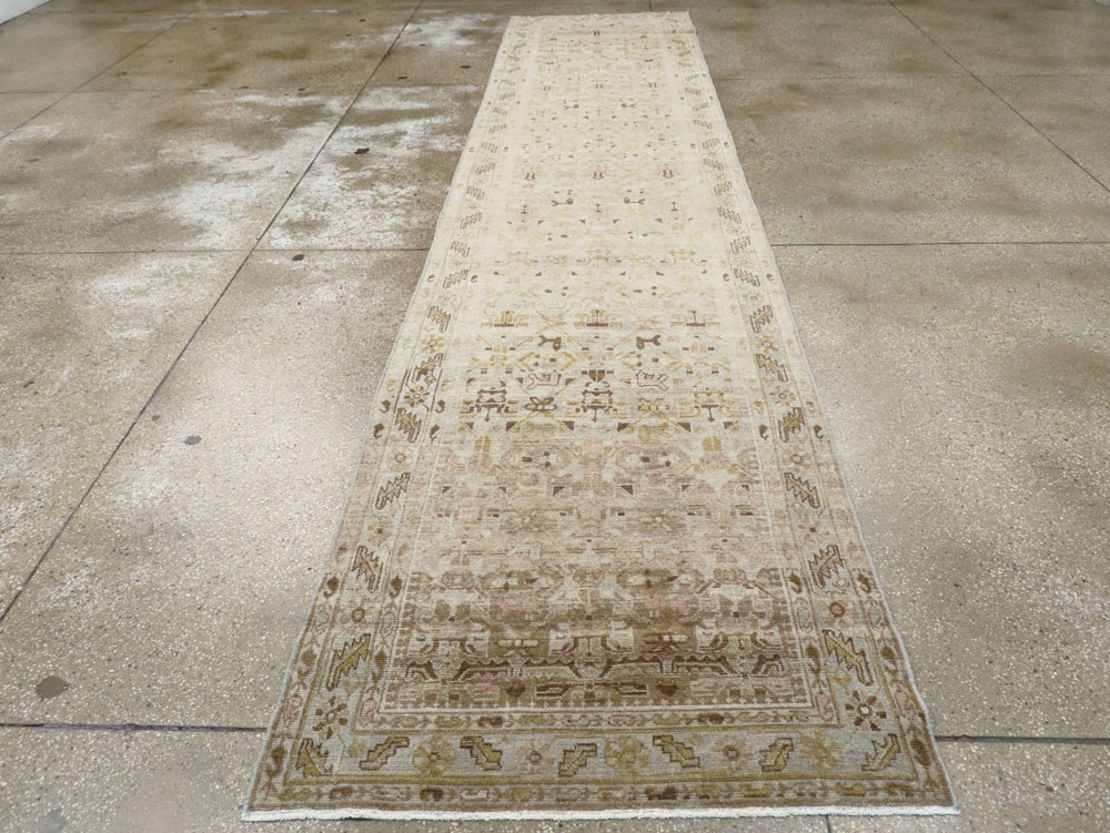 Vintage Persian Malayer Runner (Pair: 2 of 2), No.25772 - Staging