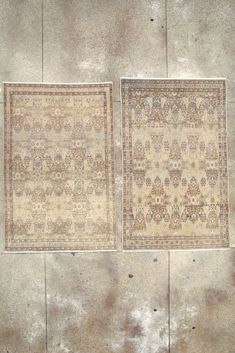 Vintage Persian Malayer Rug (Pair: 1 of 2), No.25777 - Staging