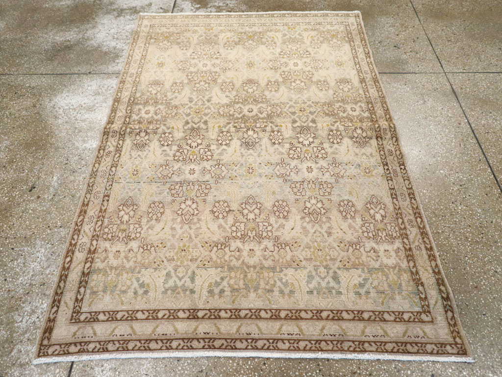 Vintage Persian Malayer Rug (Pair: 1 of 2), No.25777 - Staging