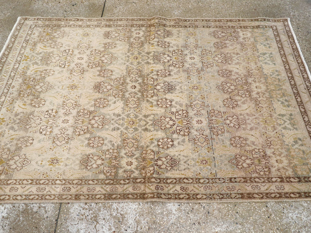 Vintage Persian Malayer Rug (Pair: 1 of 2), No.25777 - Staging