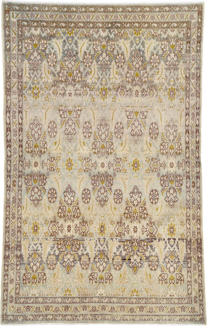 Vintage Persian Malayer Rug (Pair: 2 of 2), No.25778 - Staging