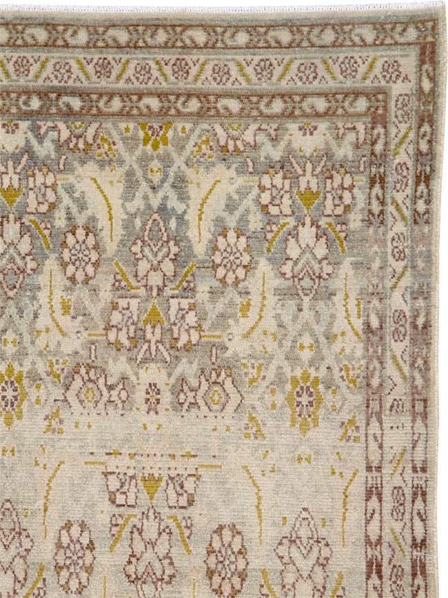 Vintage Persian Malayer Rug (Pair: 2 of 2), No.25778 - Staging