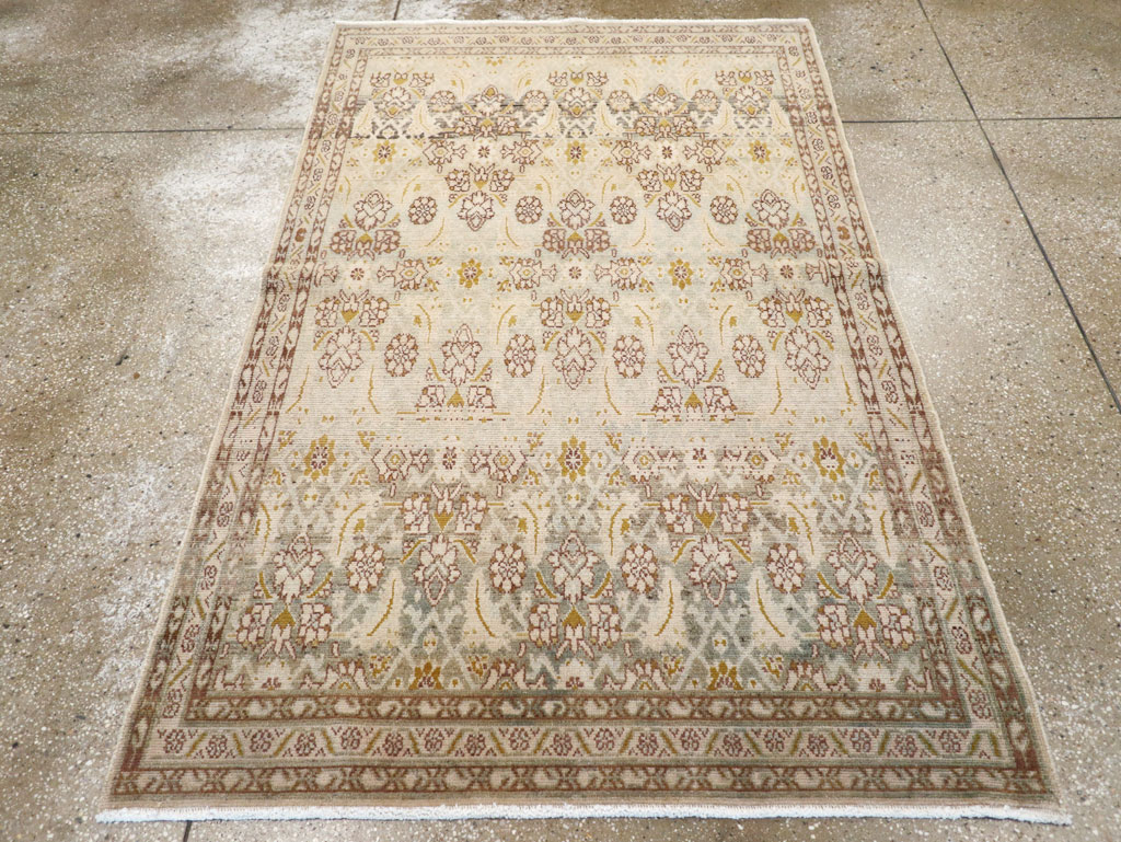 Vintage Persian Malayer Rug (Pair: 2 of 2), No.25778 - Staging