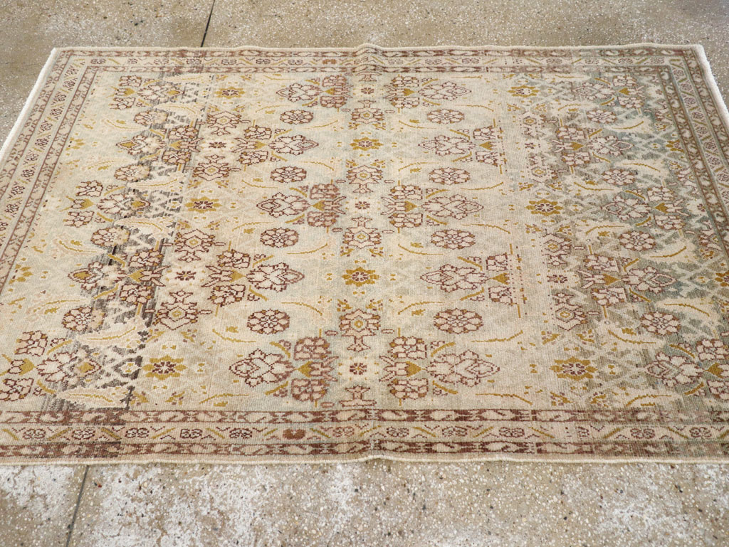 Vintage Persian Malayer Rug (Pair: 2 of 2), No.25778 - Staging