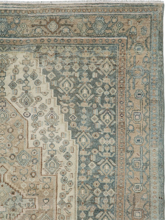 Vintage Persian Malayer Rug (Pair: 2 of 2), No.25779 - Staging