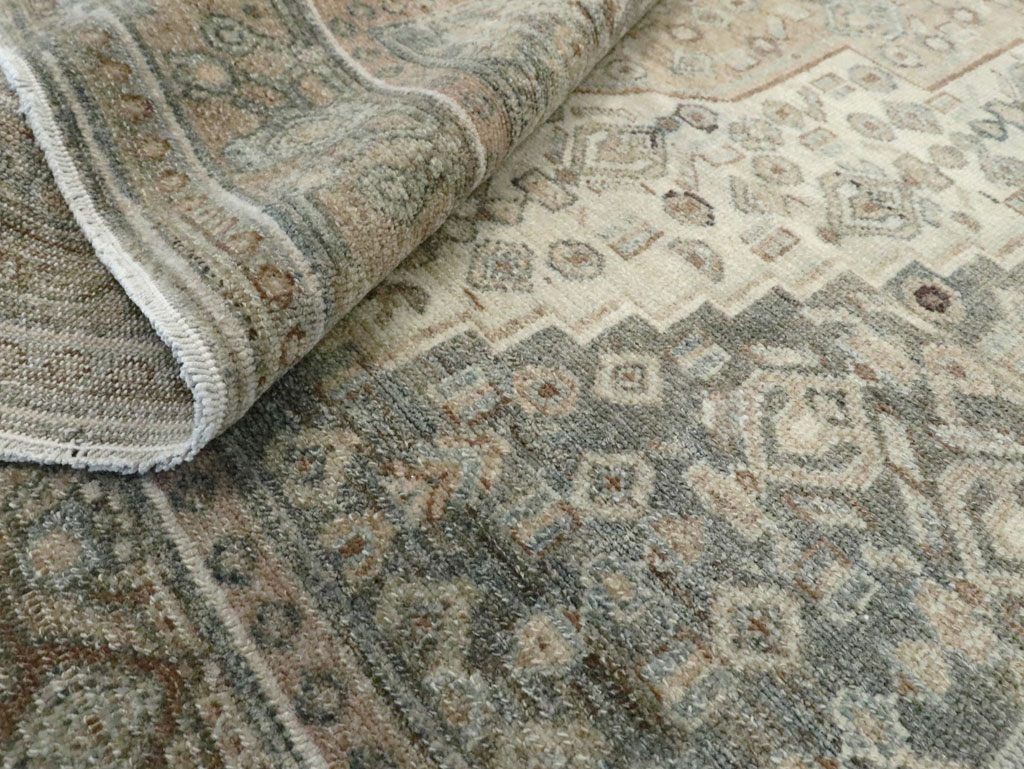 Vintage Persian Malayer Rug (Pair: 2 of 2), No.25779 - Staging