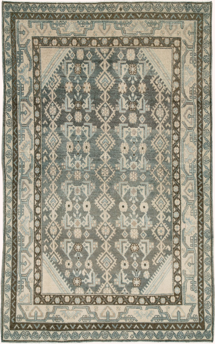 Vintage Persian Malayer Rug, No.25781 - Staging
