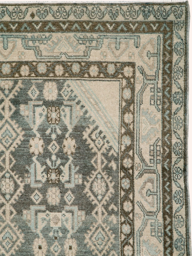 Vintage Persian Malayer Rug, No.25781 - Staging