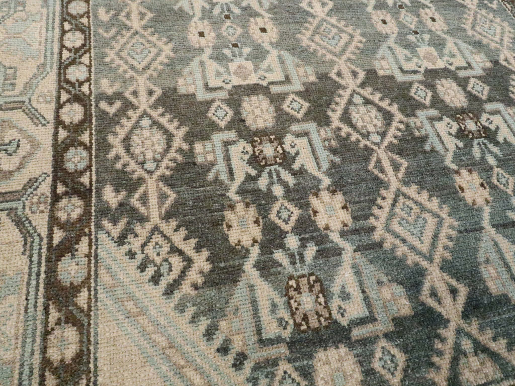 Vintage Persian Malayer Rug, No.25781 - Staging