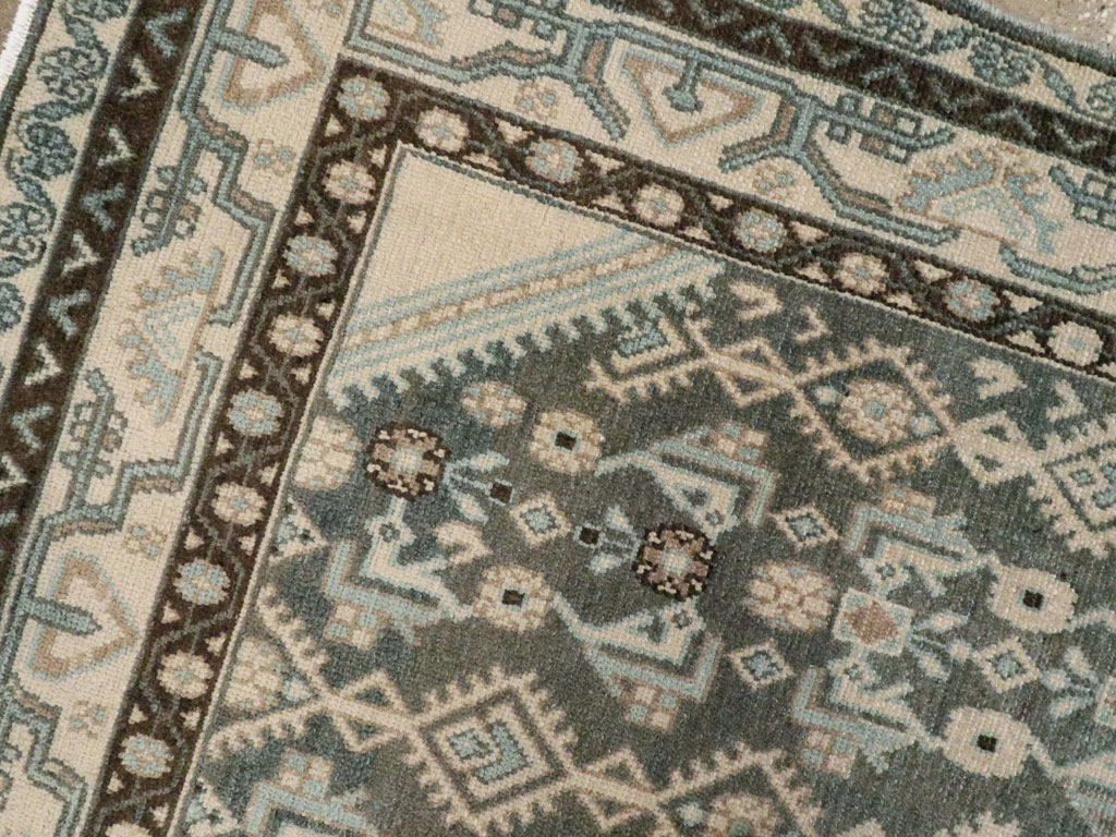 Vintage Persian Malayer Rug, No.25781 - Staging