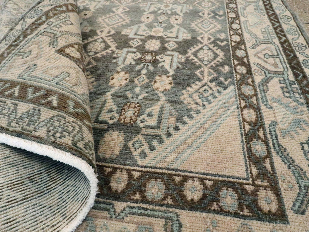 Vintage Persian Malayer Rug, No.25781 - Staging