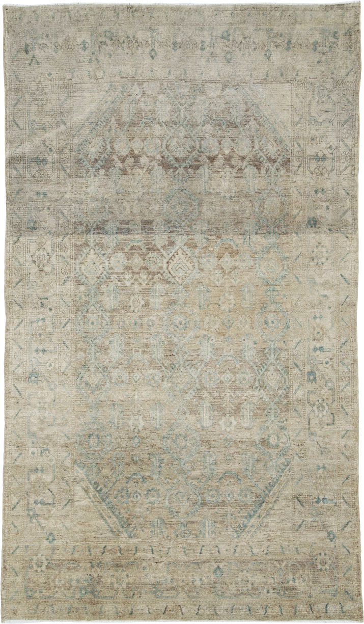 Vintage Persian Malayer Rug, No.25786 - Staging