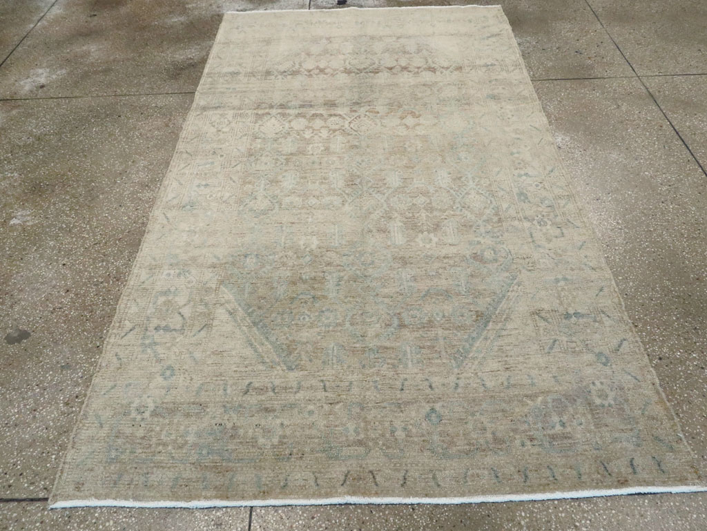Vintage Persian Malayer Rug, No.25786 - Staging