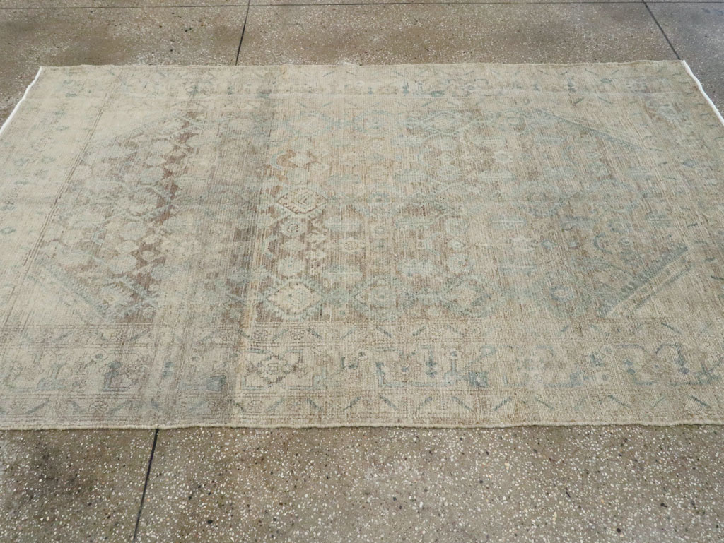 Vintage Persian Malayer Rug, No.25786 - Staging