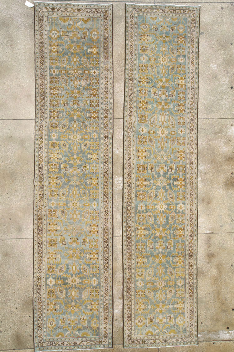 Vintage Persian Malayer Runner (Pair: 2 of 2), No.25789 - Staging