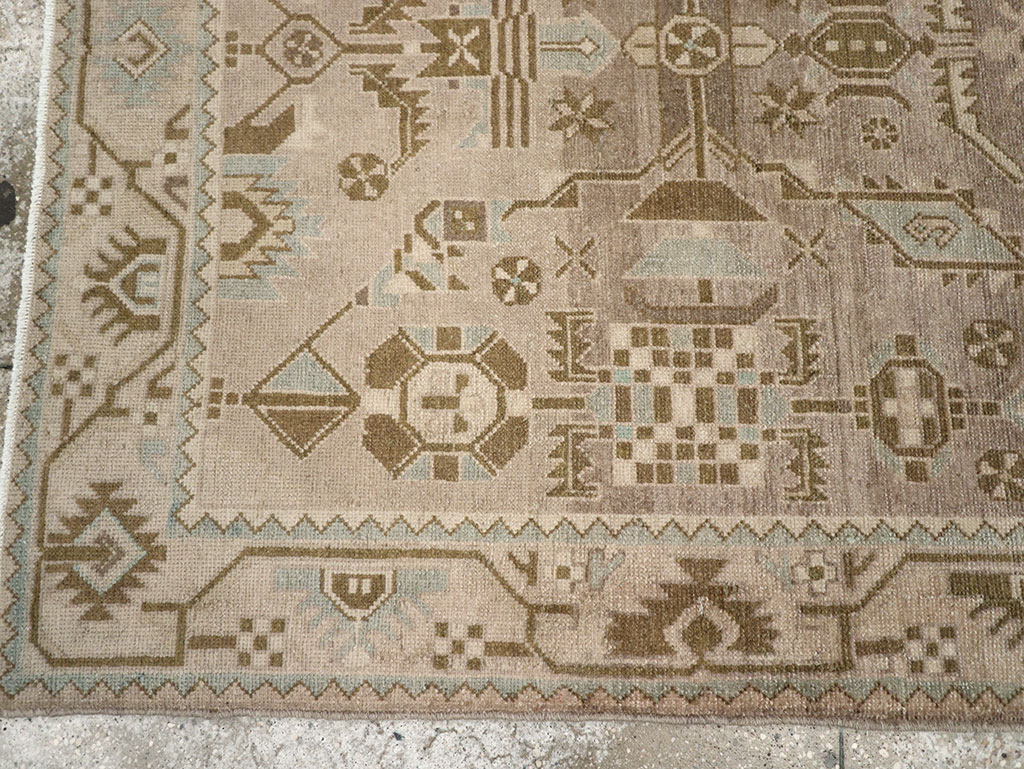 Vintage Persian Malayer Rug, No.25790 - Staging