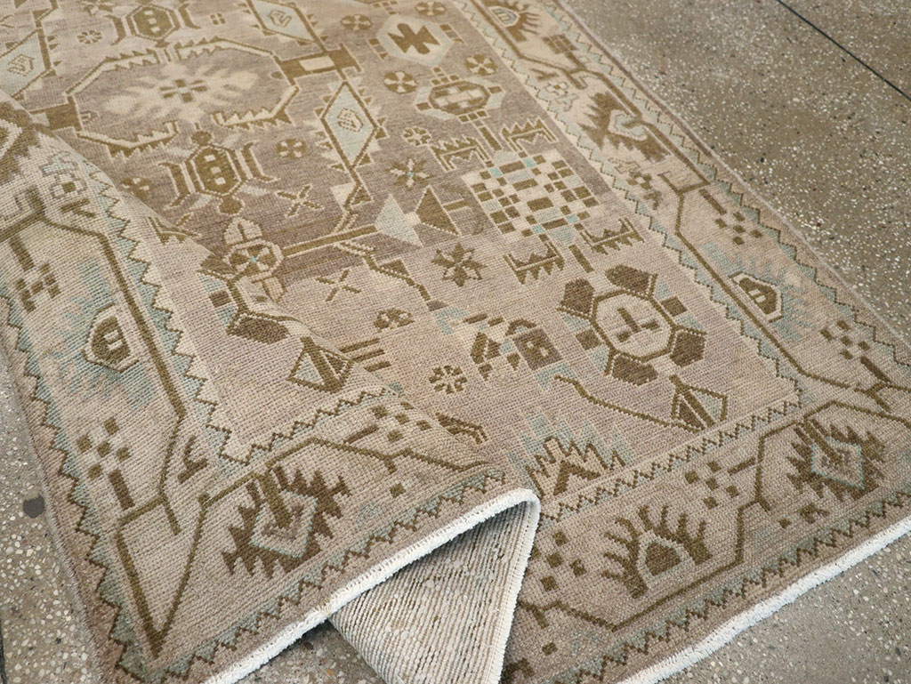Vintage Persian Malayer Rug, No.25790 - Staging