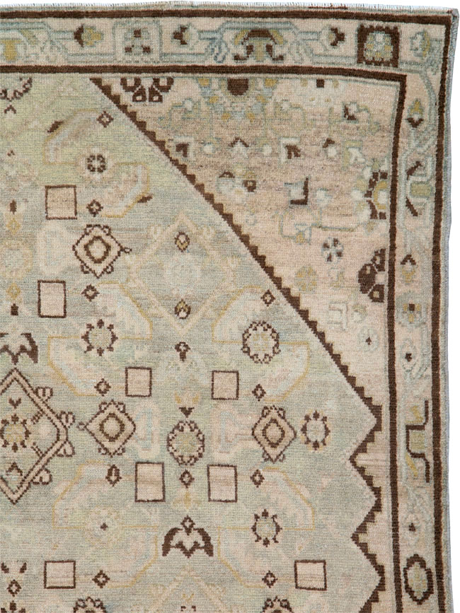 Vintage Persian Malayer Rug, No.25791 - Staging