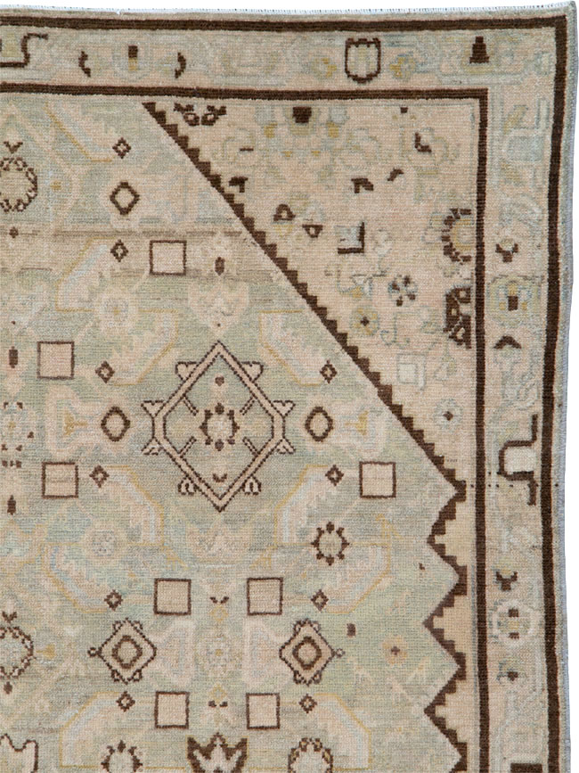 Vintage Persian Malayer Rug, No.25791 - Staging