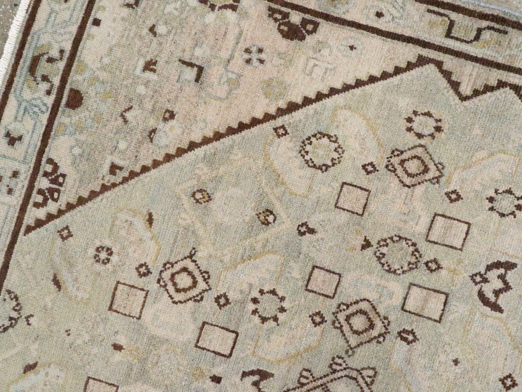 Vintage Persian Malayer Rug, No.25791 - Staging