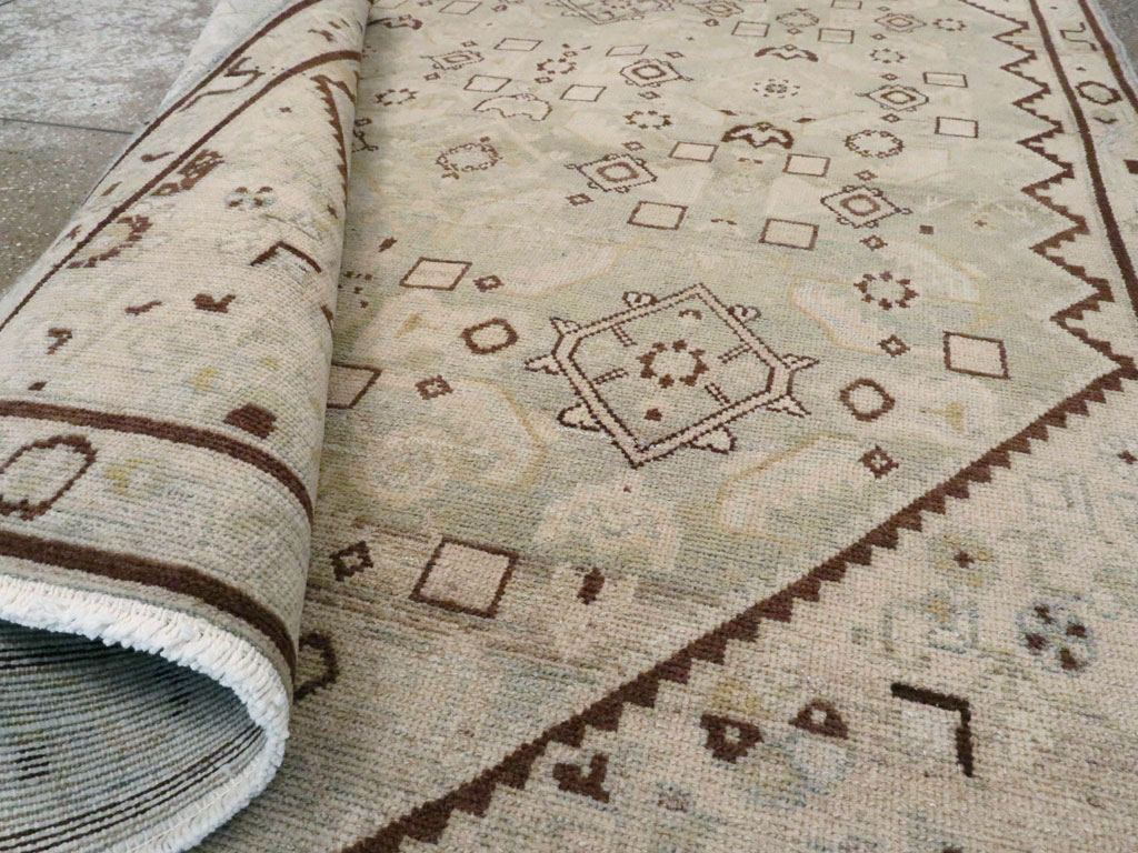 Vintage Persian Malayer Rug, No.25791 - Staging