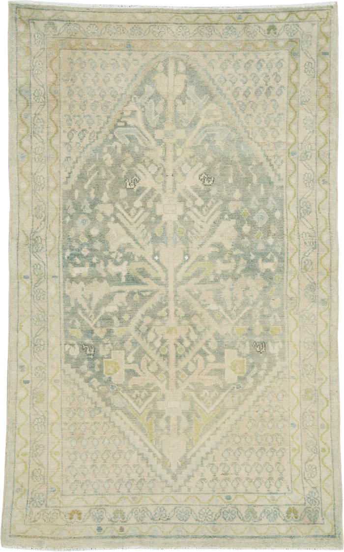 Vintage Persian Malayer Rug (Pair: 1 of 2), No.25792 - Staging