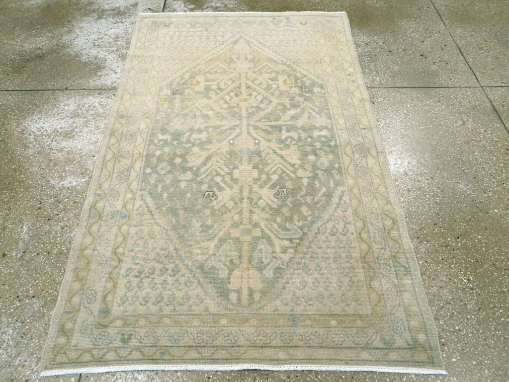 Vintage Persian Malayer Rug (Pair: 1 of 2), No.25792 - Staging