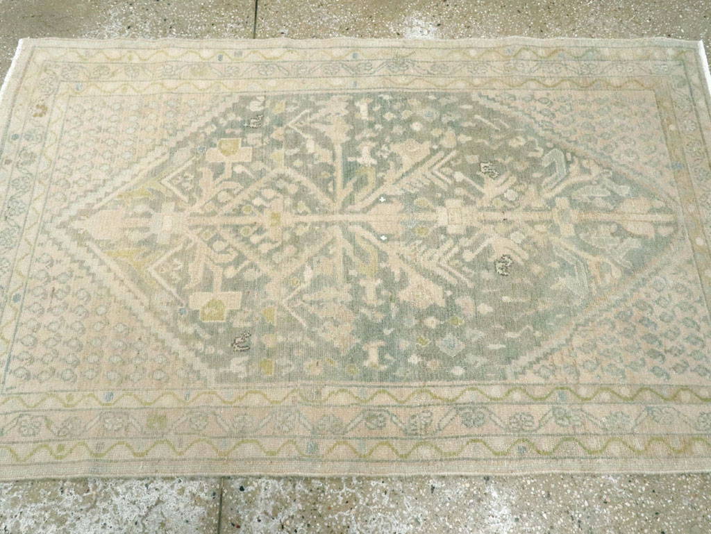 Vintage Persian Malayer Rug (Pair: 1 of 2), No.25792 - Staging