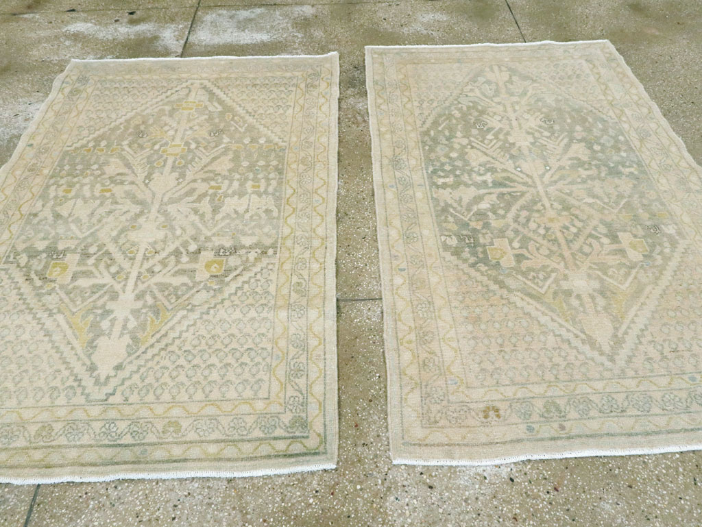 Vintage Persian Malayer Rug (Pair: 1 of 2), No.25792 - Staging