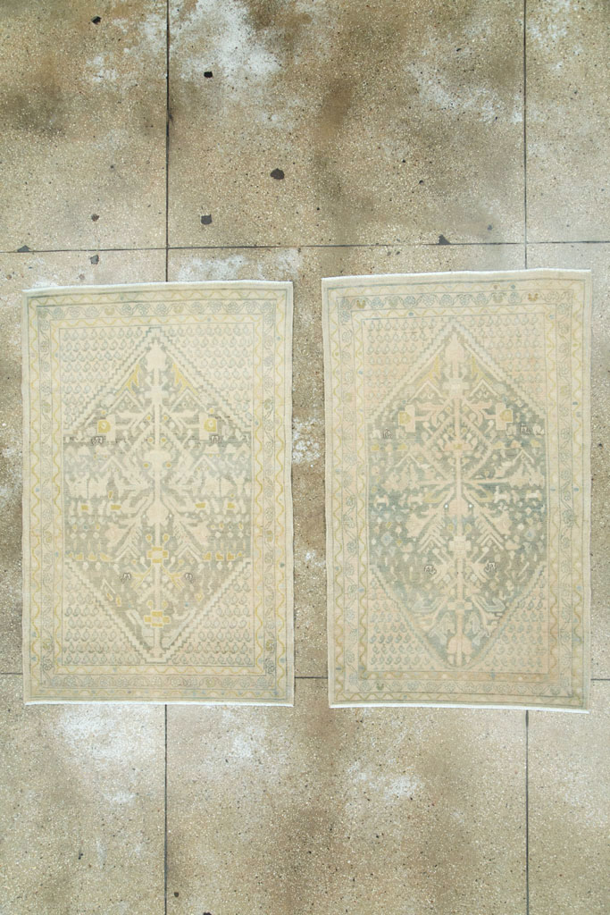 Vintage Persian Malayer Rug (Pair: 1 of 2), No.25792 - Staging