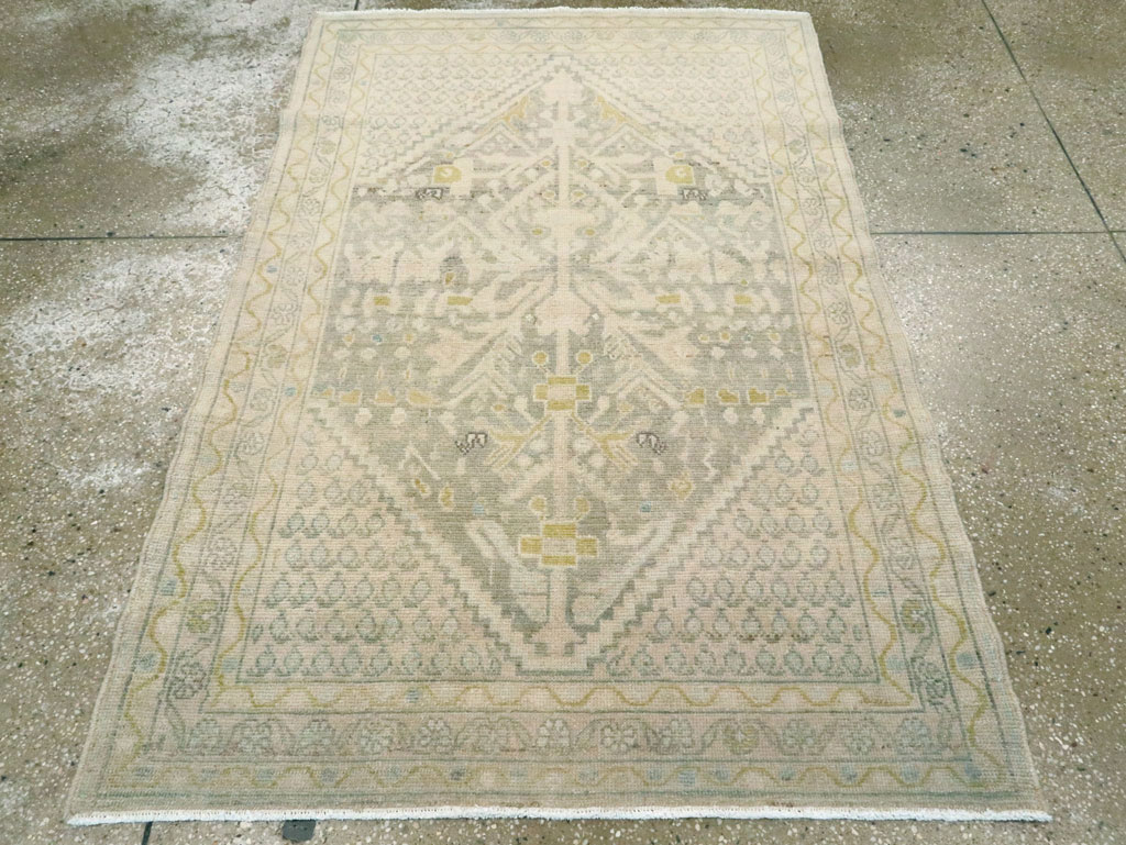 Vintage Persian Malayer Rug (Pair: 2 of 2), No.25793 - Staging