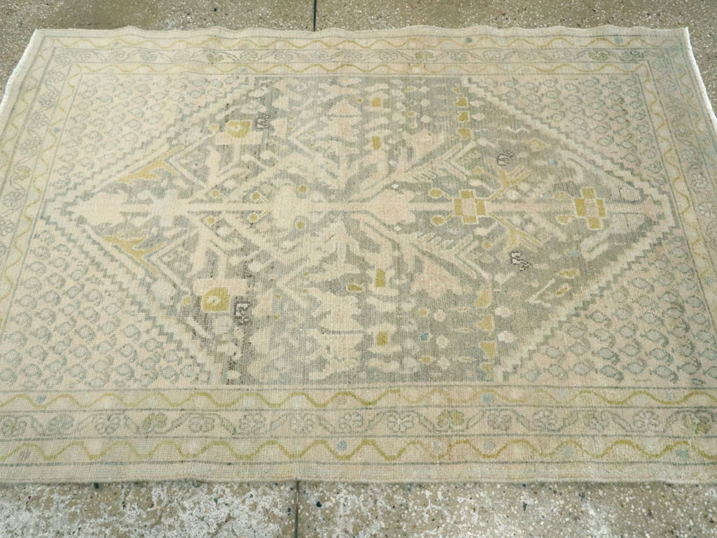 Vintage Persian Malayer Rug (Pair: 2 of 2), No.25793 - Staging