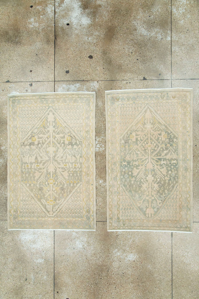 Vintage Persian Malayer Rug (Pair: 2 of 2), No.25793 - Staging