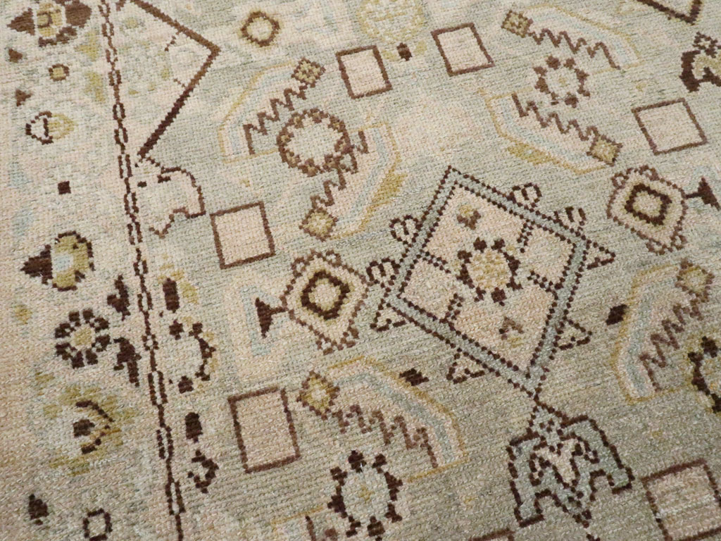 Vintage Persian Malayer Rug, No.25794 - Staging