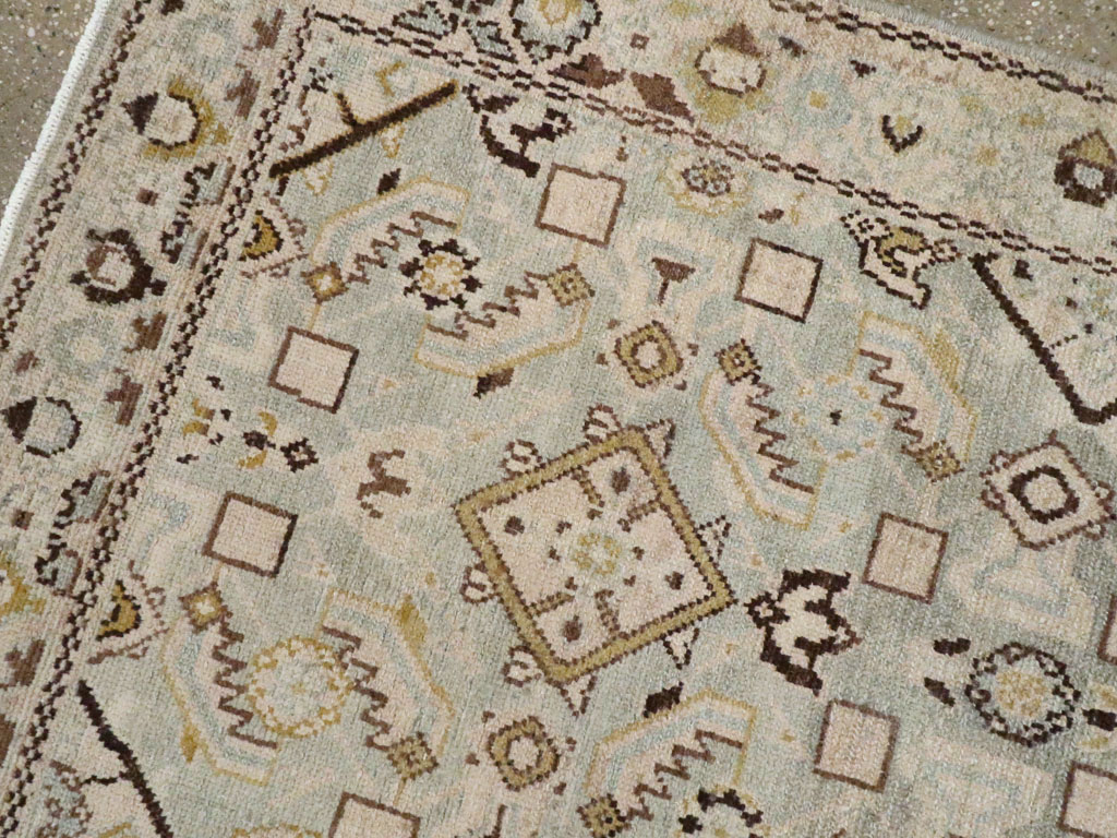 Vintage Persian Malayer Rug, No.25794 - Staging