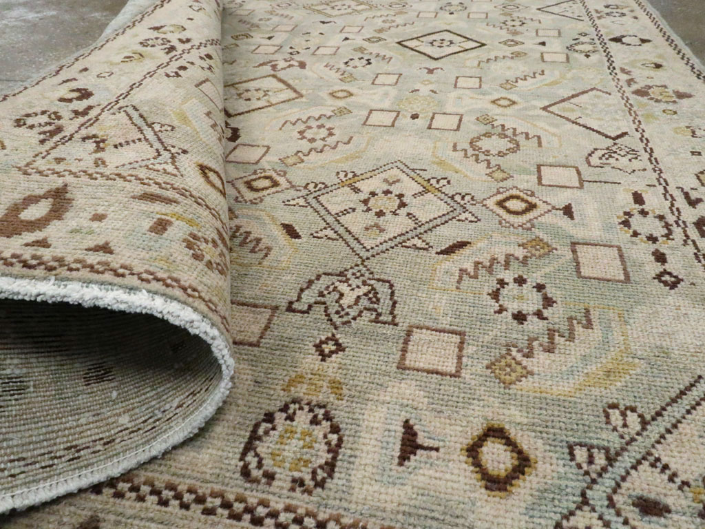 Vintage Persian Malayer Rug, No.25794 - Staging