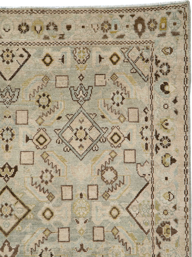 Vintage Persian Malayer Rug, No.25794 - Staging