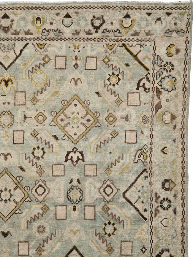Vintage Persian Malayer Rug, No.25794 - Staging