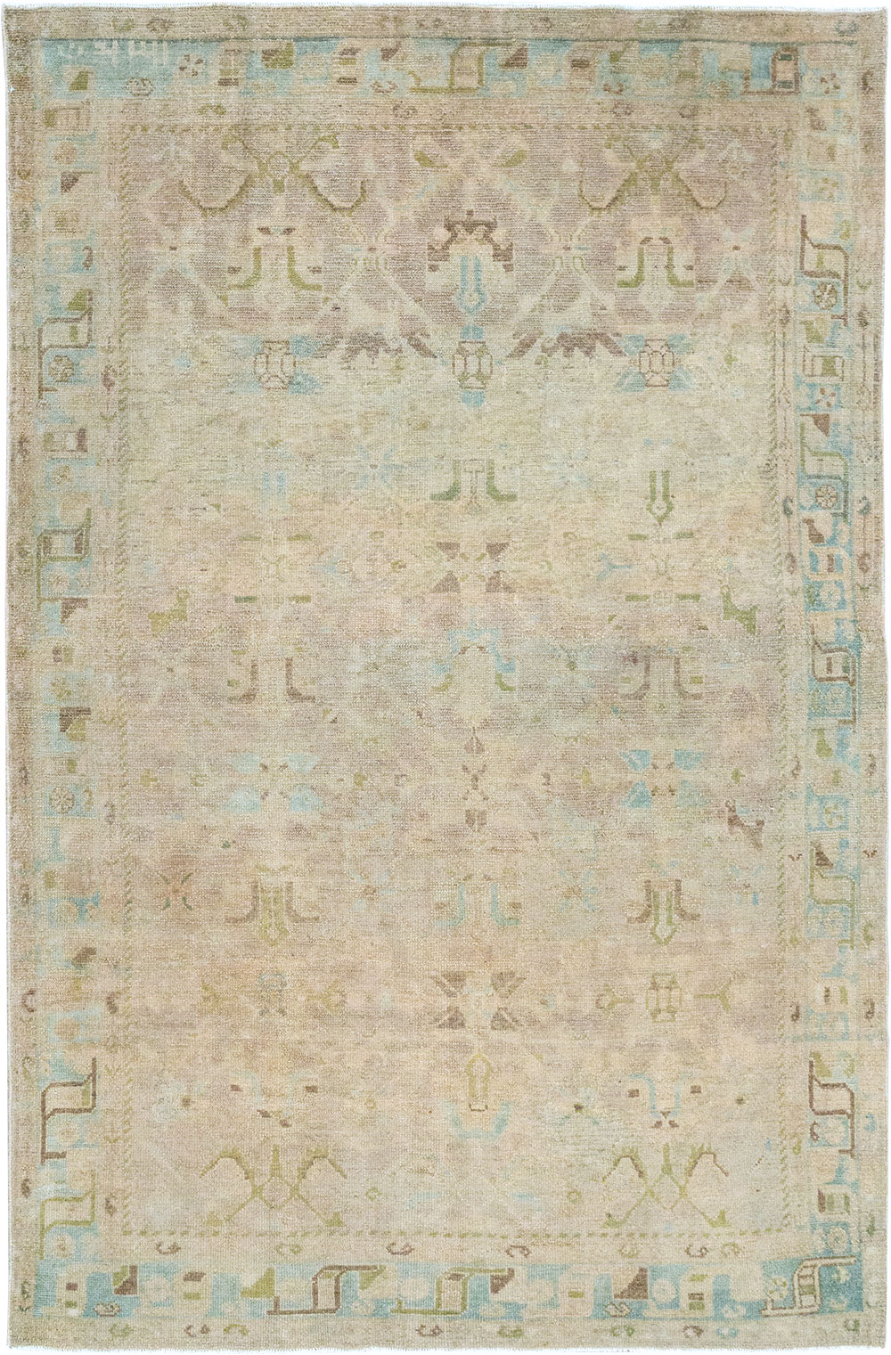Vintage Persian Malayer Rug, No.25796 - Staging