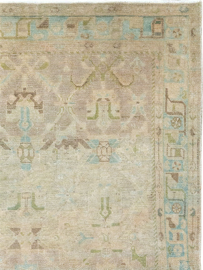 Vintage Persian Malayer Rug, No.25796 - Staging